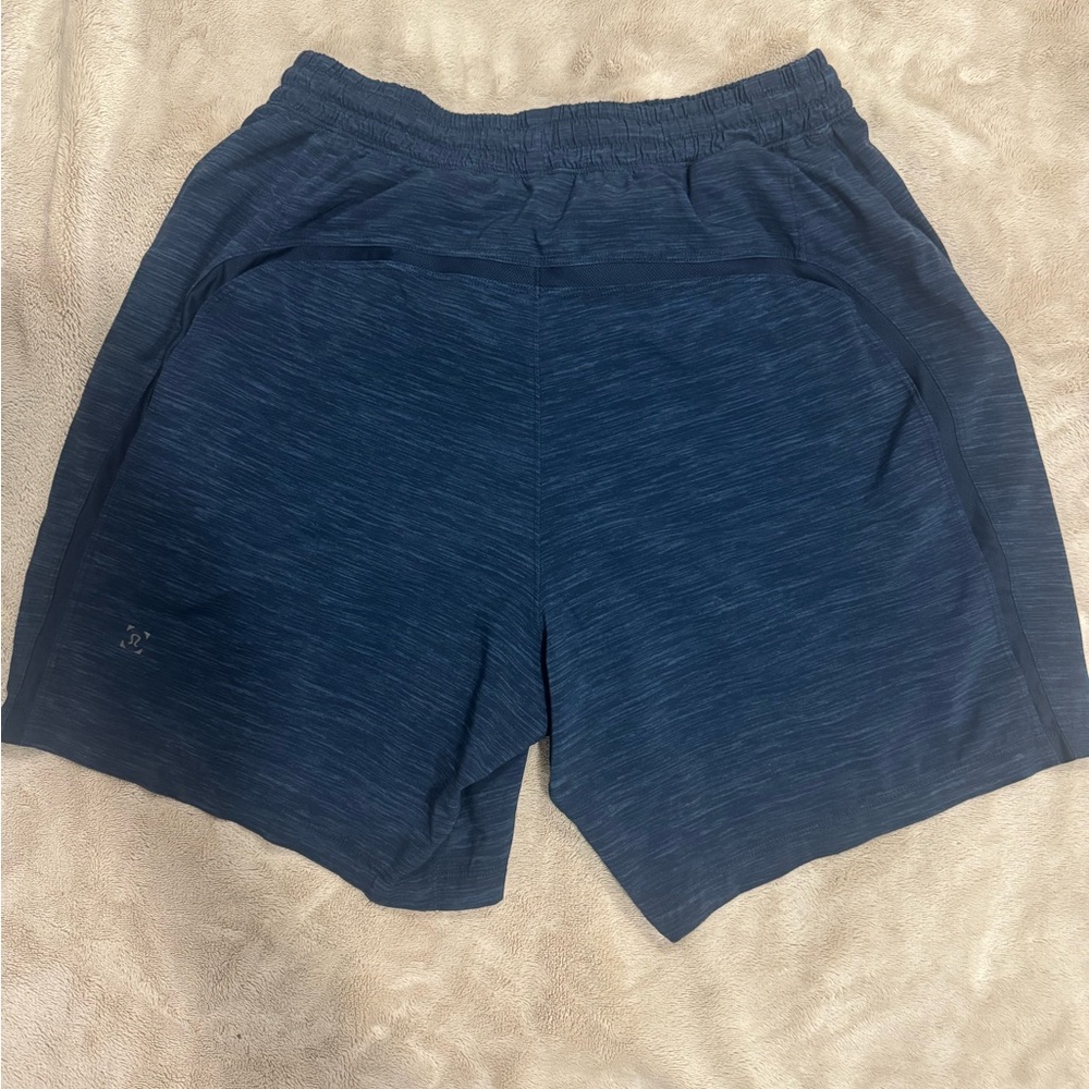 Lululemon Men  Athletica Dark Blue Athletic Shorts